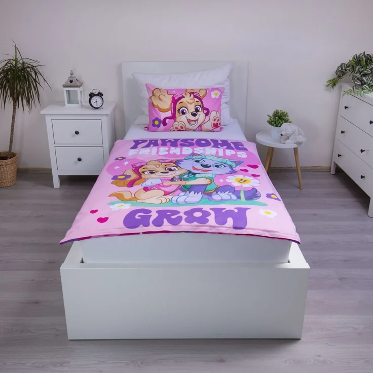 Paw Patrol Bettwäsche für Kleinkinder 100x135 cm 40x60 cm Baumwolle – Bild 2