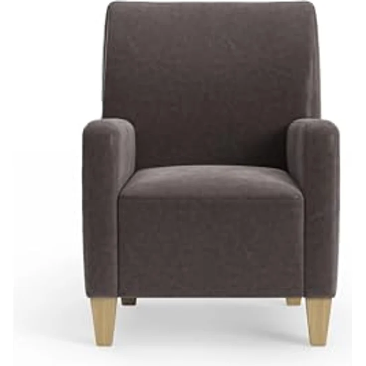Cavadore Sessel Vida / Polstersessel im trendigen Design / 74 x 93 x 81 / Mikrofaser, Graubraun – Bild 7