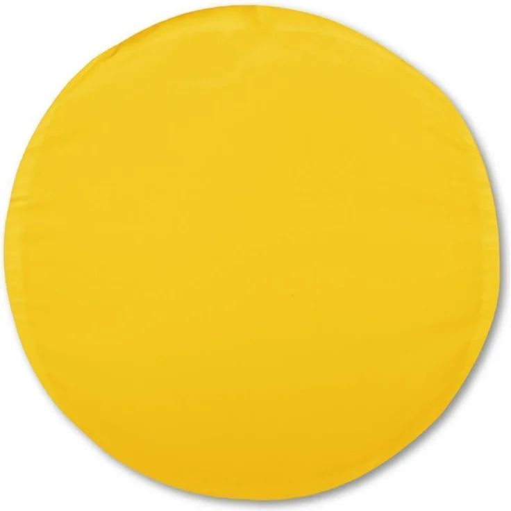 Kissenhülle Dekokissen Kissenbezug Microfaser - viele Größen und Farben Gelb Ø 60 cm – Bild 1