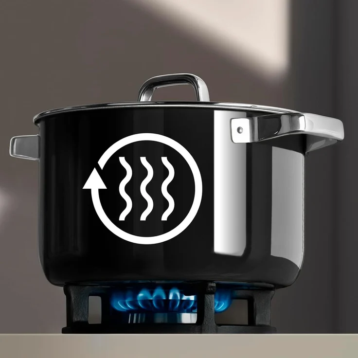 WMF 05.1869.5290 Kochtopf Schwarz – Bild 4