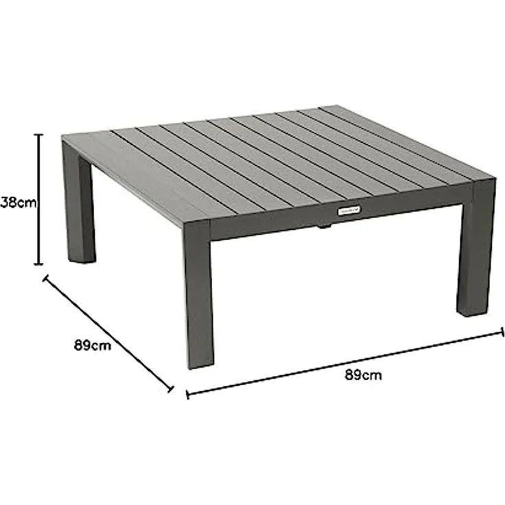Hespéride - Quadratischer Gartentisch Escape Tonka – Bild 2