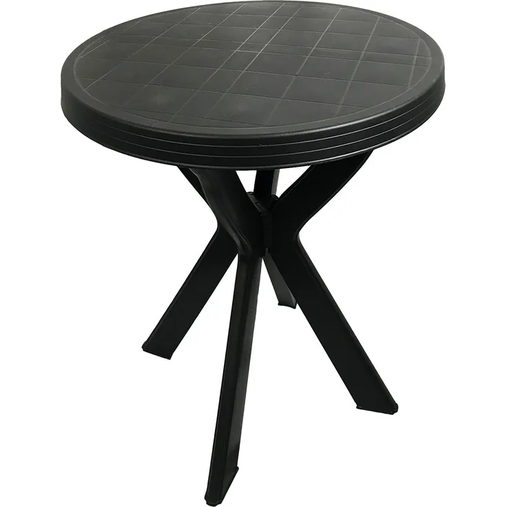 Gartentisch Rund Anthrazit Ø70xH72cm