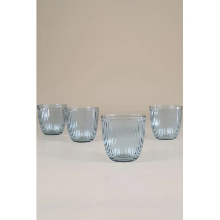 Hermia Concept 'Splendid 290 - Blue' Gläser-Set (4-teilig), Blau, 8,6 x 8,6 x 8,5 cm, 290 ml – Bild 1