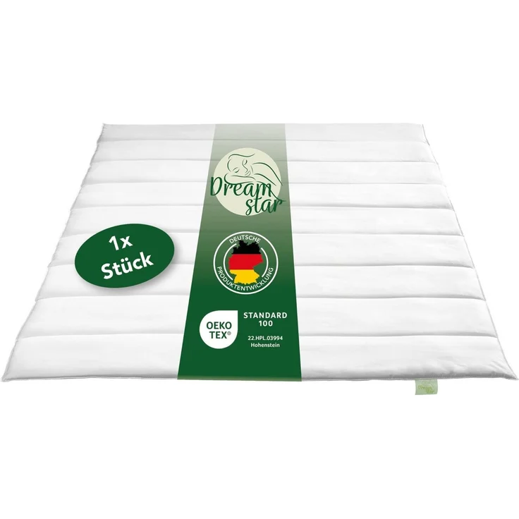 Dreamstar Microfaserbettdecke, Bettdecken 2er-Set - 4-Jahreszeiten, Ganzjahres, Winter & Sommer, Füllung: Faserfüllung, Bezug: angenehm weiche Microfaser, Ganzjahresbettdecke, Sommer und Winter – Bild 1