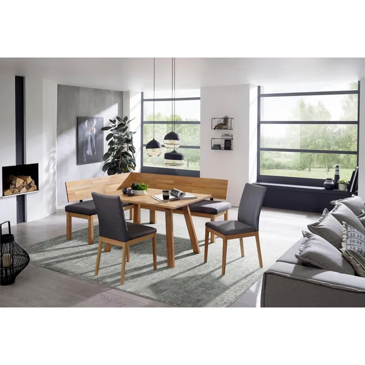 massivline&more Eckbank Roberto, Massivholz