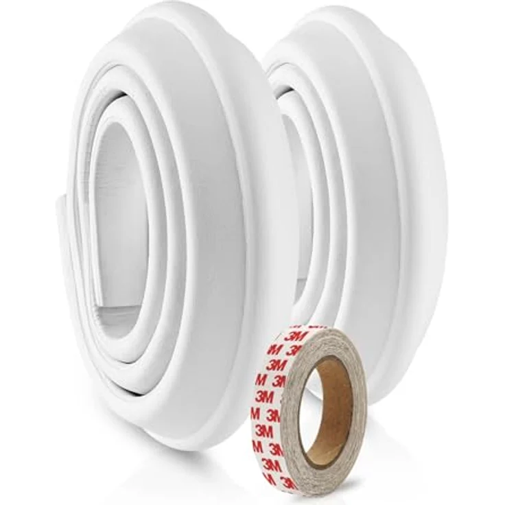 Reer Kantenschutz Soft, 2X 1 Meter, bissfest, schadstoffgeprüft, weiß – Bild 10