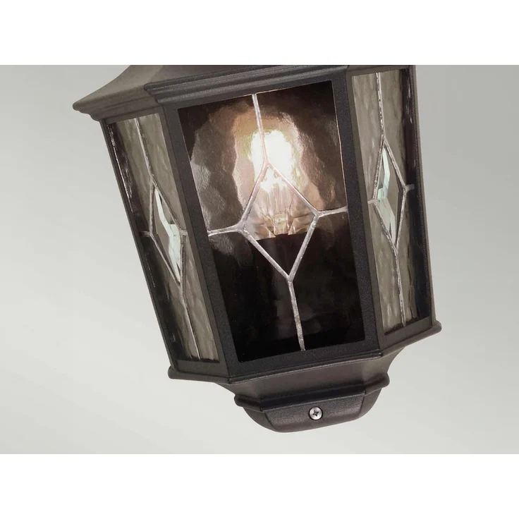 Außenleuchte, Wandlampe, Laterne, ALU-Druckguss, Schwarz – Bild 7
