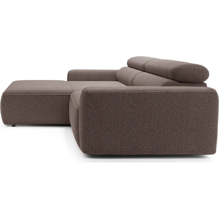 Selsey 'Fando' Ecksofa mit Schlaffunktion, L-Form, 4-Sitzer, Flechtstoff Hellbraun, 252 cm, links – Bild 6