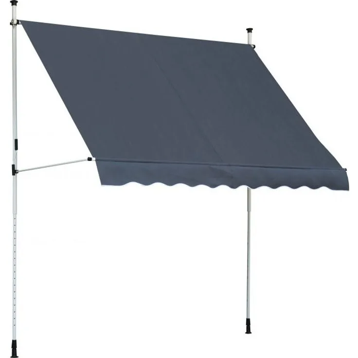 TrendLine Balkon-Markise 3 x 1,3 m grau