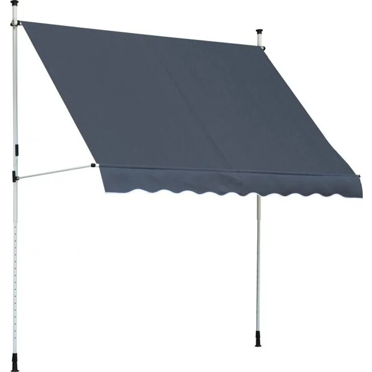 TrendLine Balkon-Markise 3 x 1,3 m grau