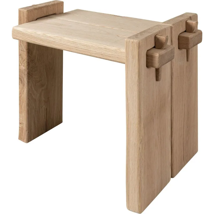 Nachttisch Eiche 56x34x45 natur geölt OAK HEART #11