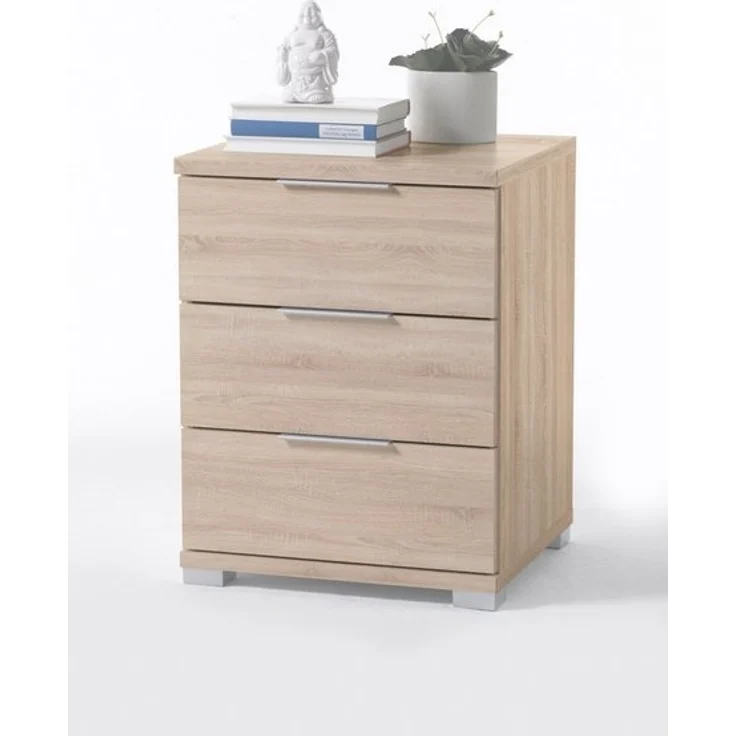 Nachttisch Uno / Universal, Holzwerkstoff, Holzfarben, 46 x 61 x 42 cm – Bild 4