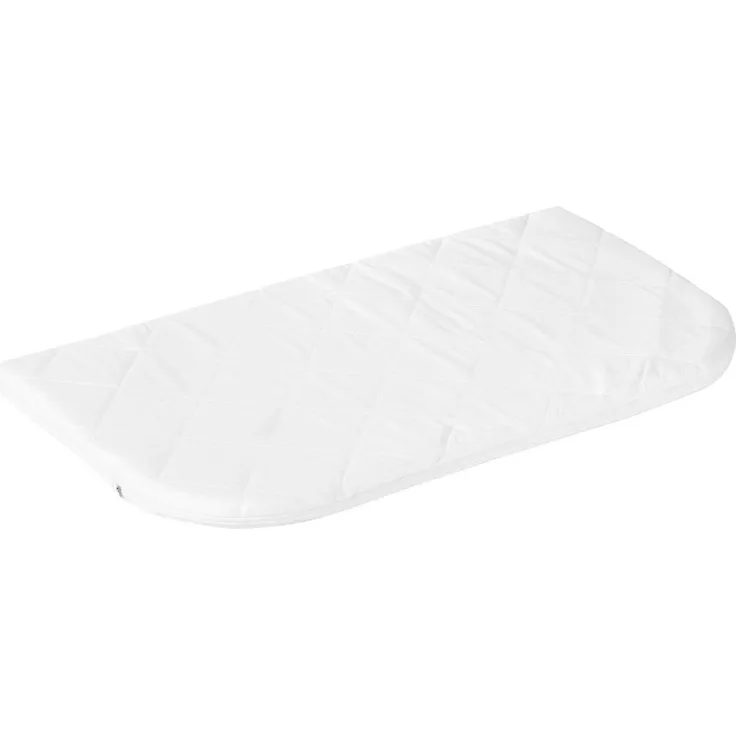 Alvi Beistellbettmatratze abgerundet, Matratze für Beistellbett 80x42 cm und 89x50 cm, Babymatratze 2 abgerundete Seiten für Beistellbett, Größe:89 x 50 x 4.5