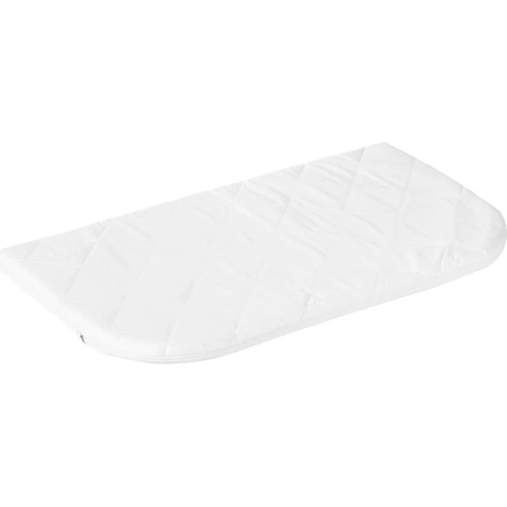 Alvi Beistellbettmatratze abgerundet, Matratze für Beistellbett 80x42 cm und 89x50 cm, Babymatratze 2 abgerundete Seiten für Beistellbett, Größe:89 x 50 x 4.5 – Bild 1
