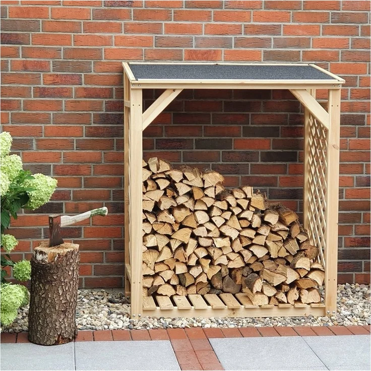 promadino Kaminholzregal Speyer, BxTxH:119,5x68x148 cm – Bild 5