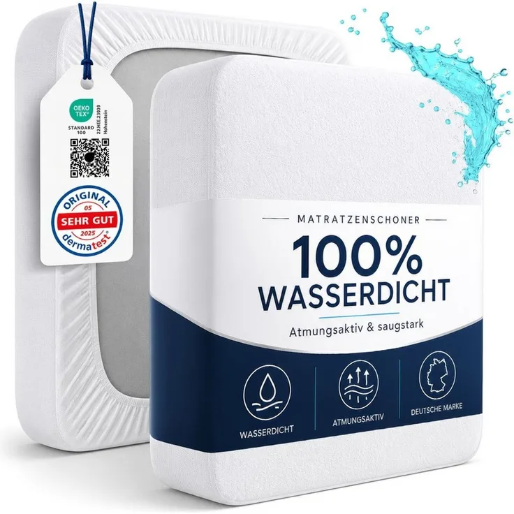 Matratzenschoner Wasserdichter, atmungsaktiver Matratzenschoner – leise & waschbar Gentle North