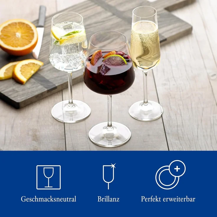 Villeroy & Boch Ovid Champagnerglas 250 ml 4er Set – Bild 6