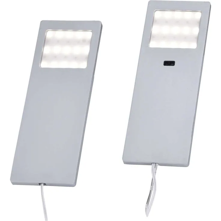 HELENA Paul Neuhaus Unterbauleuchte, alu, 2er-Set je 1xLED-Board 2W 3000K Innenleuchte, IP20 11332