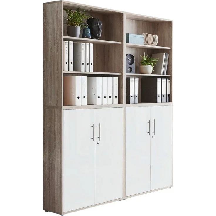 BMG Möbel Aktenschrank Office Edition 11 (Schrankwand Set, 4tlg) abschließbar, matt oder Hochglanz lackiert – Bild 5