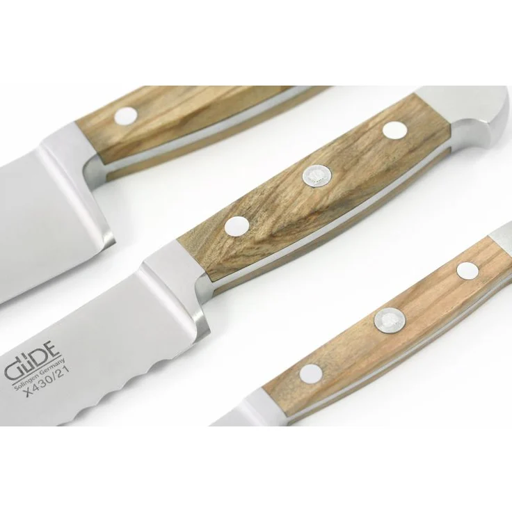 Brotmesser Franz Güde 7431/32 von GÜDE, 32 cm Klinge, Olivenholz-Griff – Bild 2