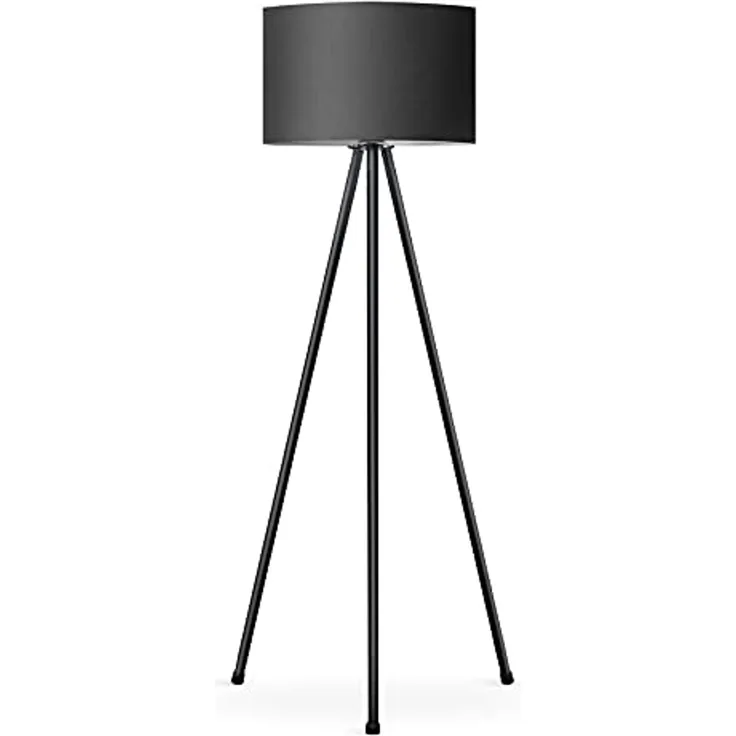 Tomons LED Stehlampe Dimmbar, Stehleuchte mit Dreibeinstativ aus Metall, LED wechselbar