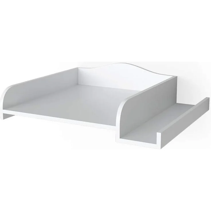 Wickelaufsatz Weiß 83.2 x 72 cm auf Waschmaschine Vicco – Bild 1