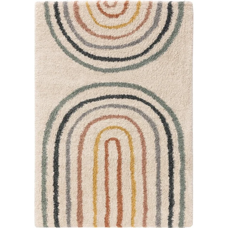 benuta Kinderteppich Gobi, rechteckig, Höhe: 21 mm, Kunstfaser, Berber, Ethno-Style, Wohnzimmer – Bild 1