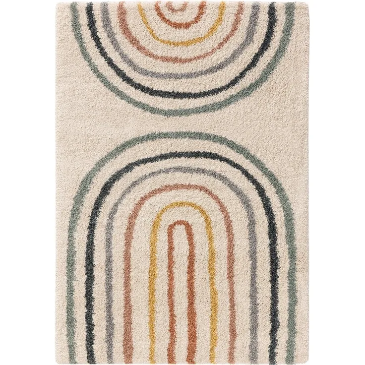 benuta Kinderteppich Gobi, rechteckig, Höhe: 21 mm, Kunstfaser, Berber, Ethno-Style, Wohnzimmer