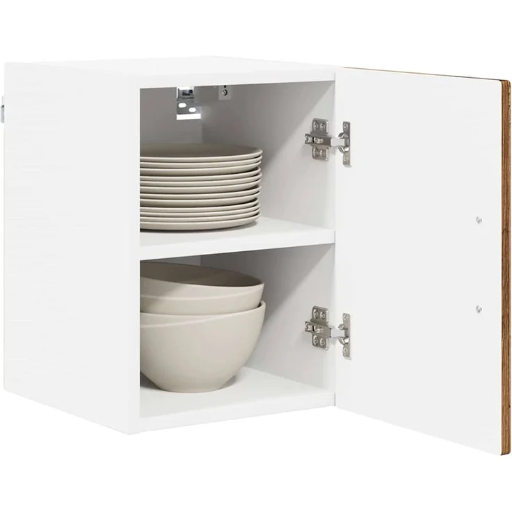 2er-Set Hängeschranke, Küchenschrank Altholz 30 x 31 x 40 cm Holzwerkstoff – Bild 3