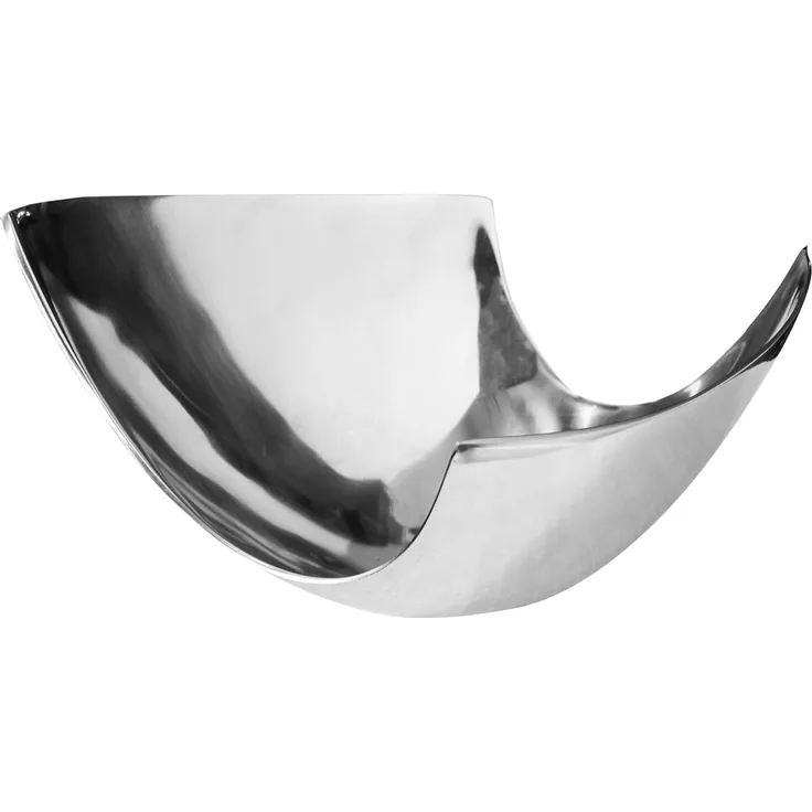riess-ambiente Dekoschale ABSTRACT 24cm silber, Aluminium