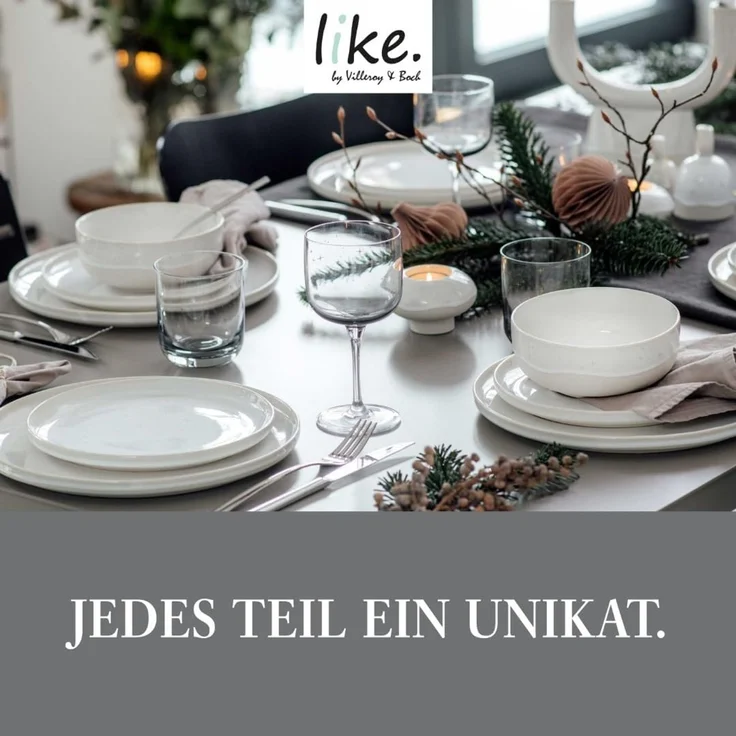 like. by Villeroy & Boch Winter Glow Kerzenhalter U-Form – Bild 6