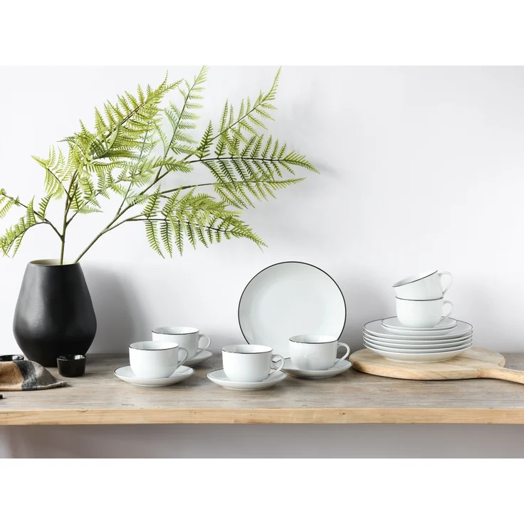 Luna Black Line, Kaffeeservice 18-tlg (mo) – Bild 2