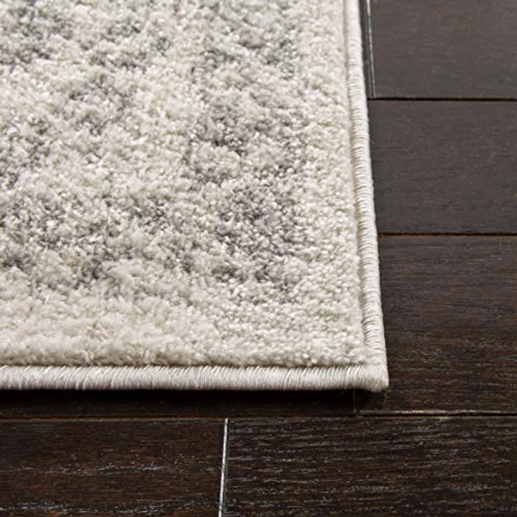 Safavieh Teppich 183x274 cm - Adirondack Collection - Transitional Design, Elfenbein & Silber, Pflegeleichte Synthetikmischung, Ideal für Wohnzimmer, Schlafzimmer, Büro | 1 cm Flor, Teppich für den Innenbereich, langlebig, kinder- und haustierfreundl... – Bild 4