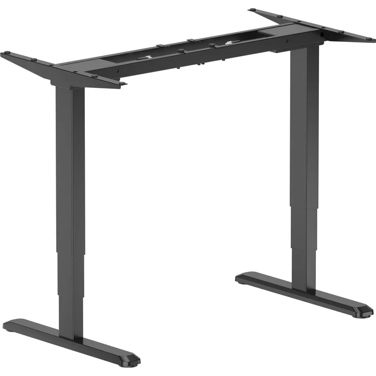 Equip ERGO Elektrisches Steh-Sitz-Schreibtischgestell, Schwarz
