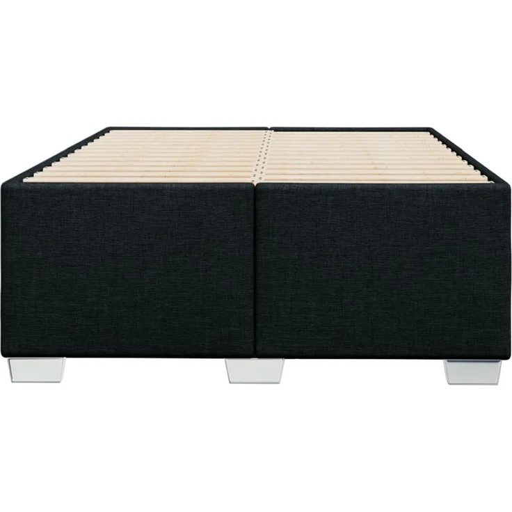 vidaXL Bettgestell ohne Matratze Schwarz 120x200 cm Stoff 3284466 – Bild 3