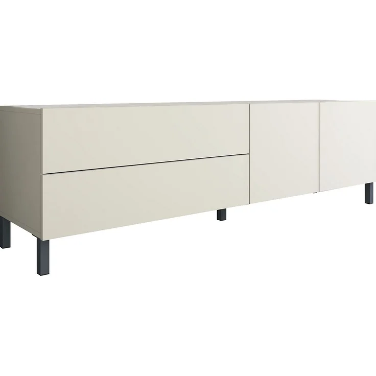 borchardt Möbel Lowboard Sophia, TV-Schrank Breite 152 cm, Metallfüße, grifflose Optik – Bild 2
