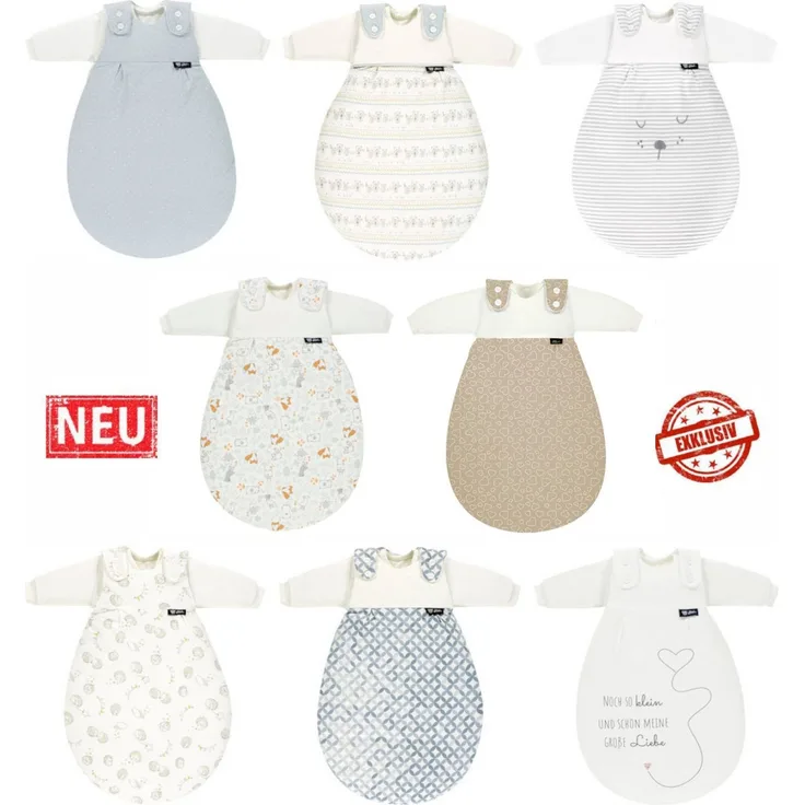 Alvi Baby-Mäxchen Regular Cotton Schlafsack 3tlg. Baby Forest 62/68