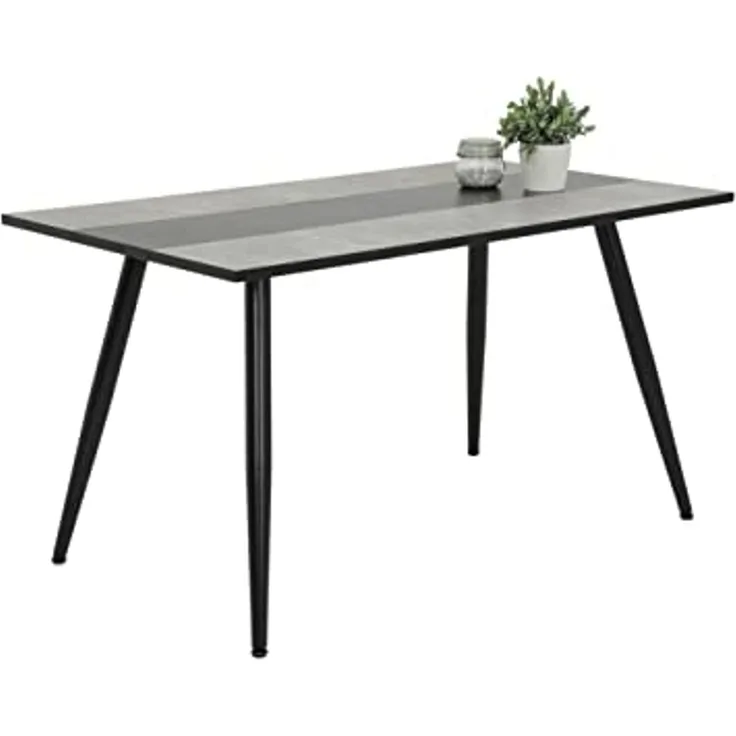 Esstisch 'Janina' - Betonoptik 140x80
