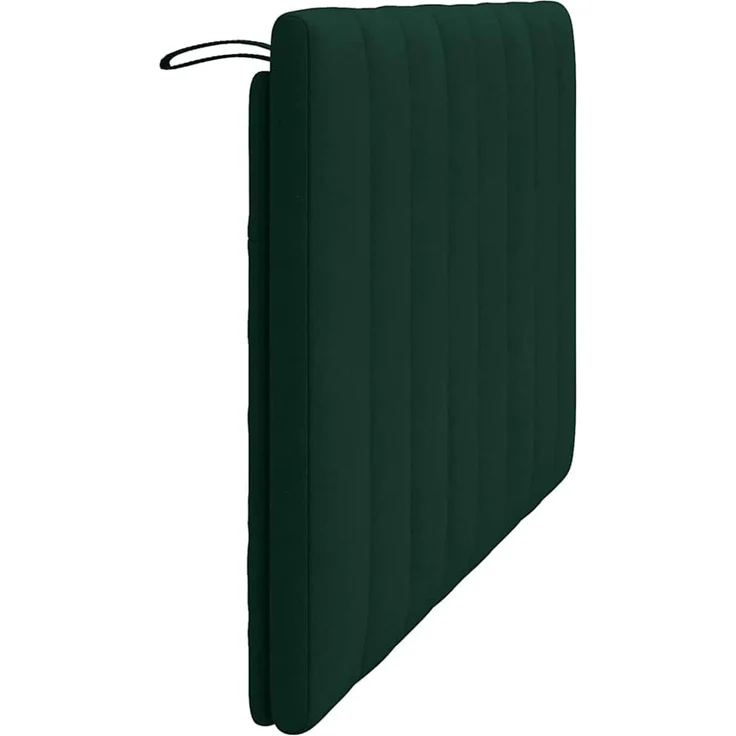 vidaXL Kopfteil-Kissen "Hanko" Dunkelgrün 140 cm Samt Grün – Bild 6