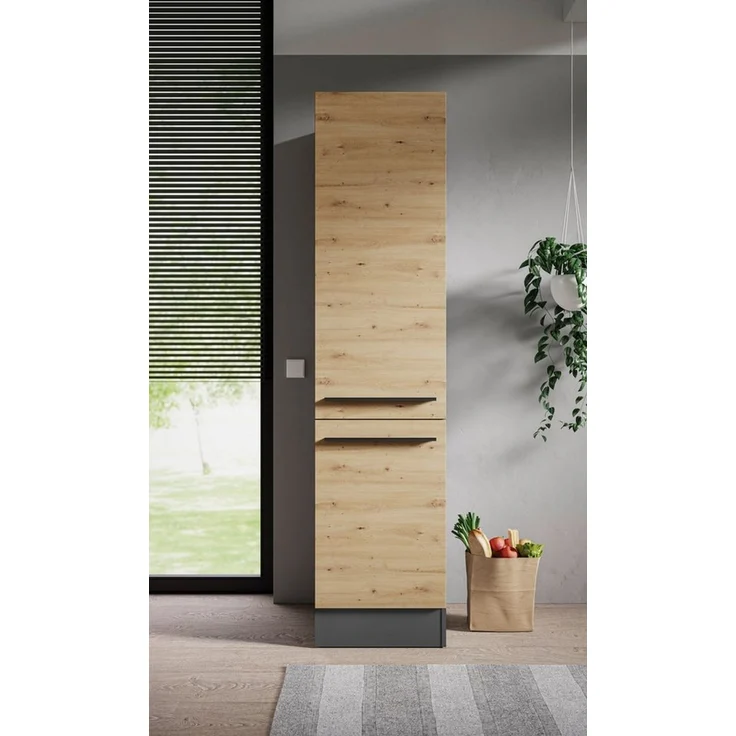 BASIC by Balculina Vorratsschrank Jazz B/T/H 50x57x212cm (1-St) Breite 50cm, Melaminbeschichtung – Bild 2
