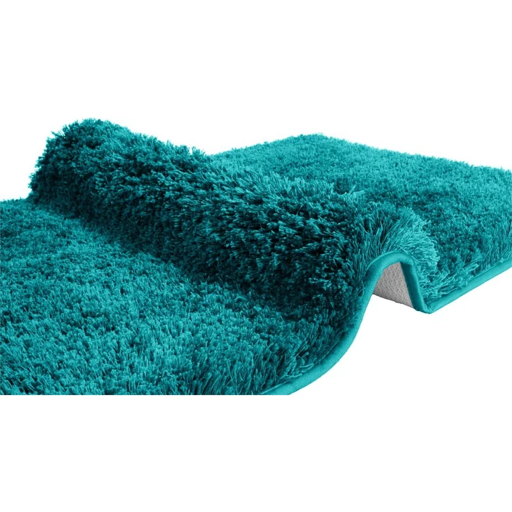 Möve Badematte Superwuschel, Badvorleger, Badezimmer Teppich, Höhe 40 mm, rutschhemmend beschichtet, fußbodenheizungsgeeignet, schnell trocknend, strapazierfähig, Polyester, rund, Mikrofaser-Badematte, Badteppich, rechteckig, rund & als 3-tlg. Set – Bild 2