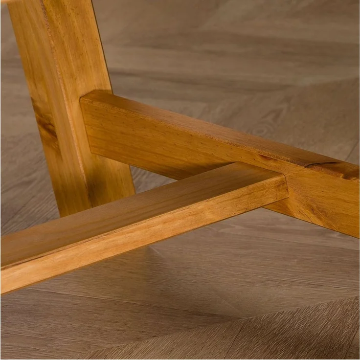 IDIMEX Couchtisch LUZERNA, Wohnzimmertisch 45 x 60cm aus Massivholz, moderer Sofatisch gebeizt – Bild 3