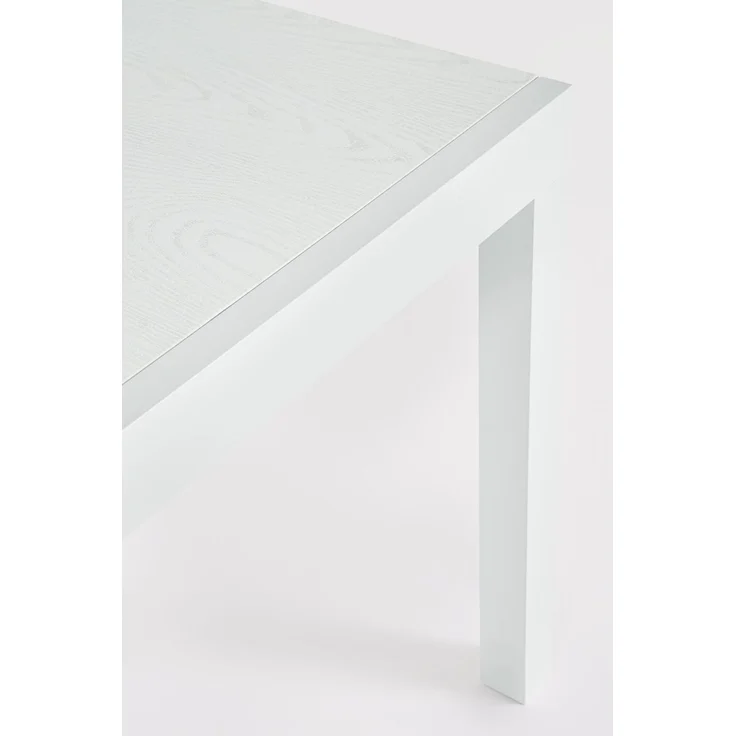 Gartenesstisch Cliv Aluminium, modern ausziehbar, Weiß, für 4–6 Personen, 80–160x80 cm – Bild 6