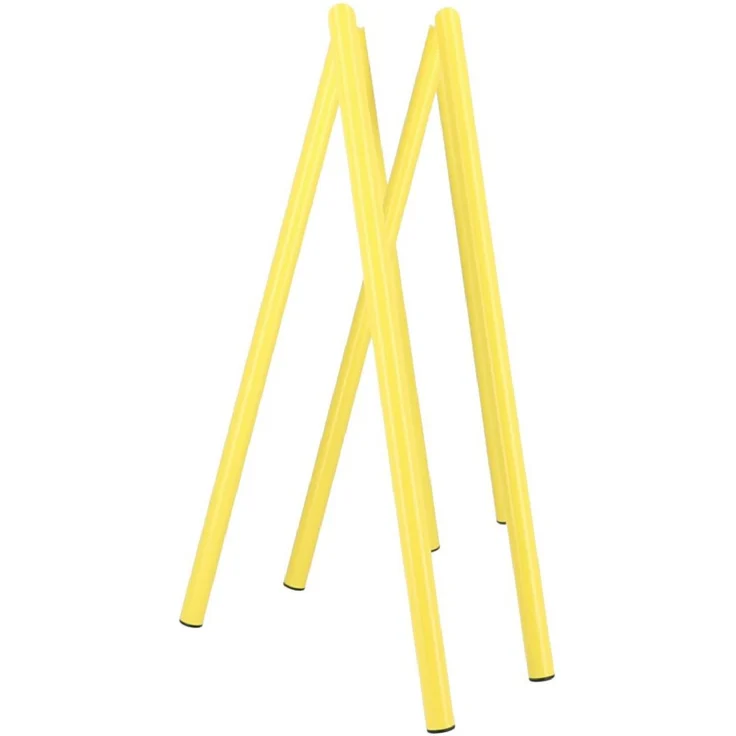 Tischgestell Benito 2er Set, pulverbeschichtetes Metall, modern, gelb, flexibel einsetzbar – Bild 6