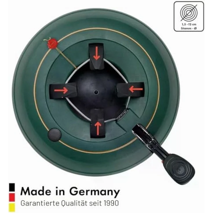 Krinner Christbaumständer Ultra Grip+ L Stamm Ø bis 12 cm – Bild 2