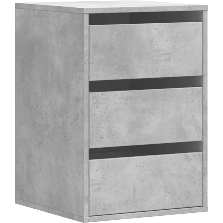 vidaXL Kommode Betongrau 40x41x58 cm Holzwerkstoff 852837 – Bild 2