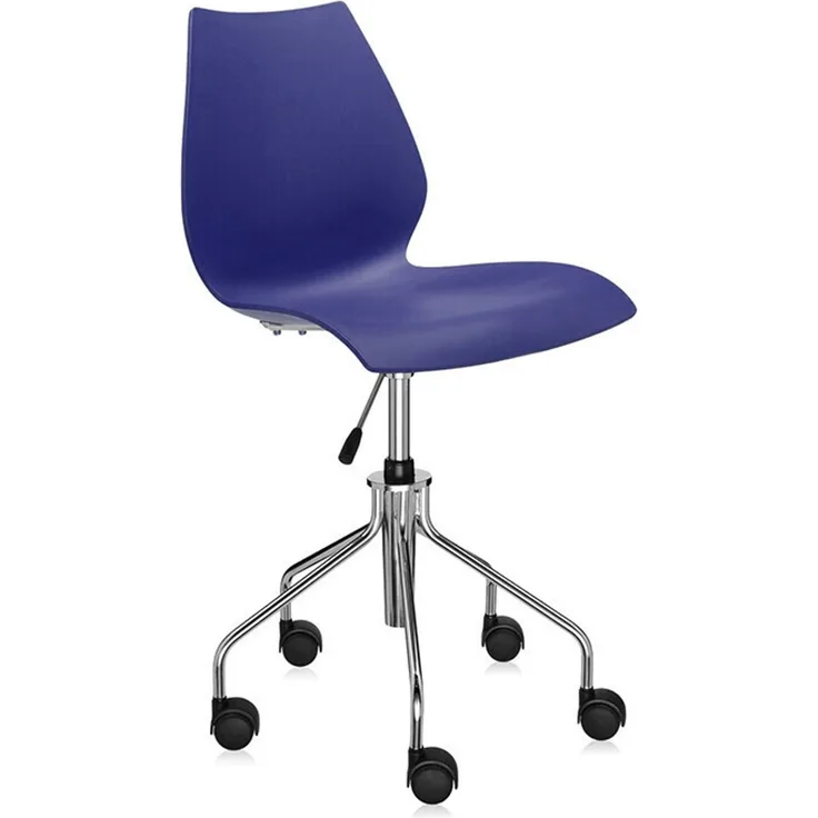 Kartell Maui Essstühle, Plastik, blau, 52 x 85 x 58 cm