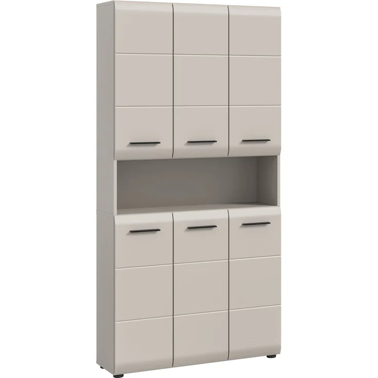 Ice Badschrank hoch in Kaschmir Nachbildung matt – Bild 1