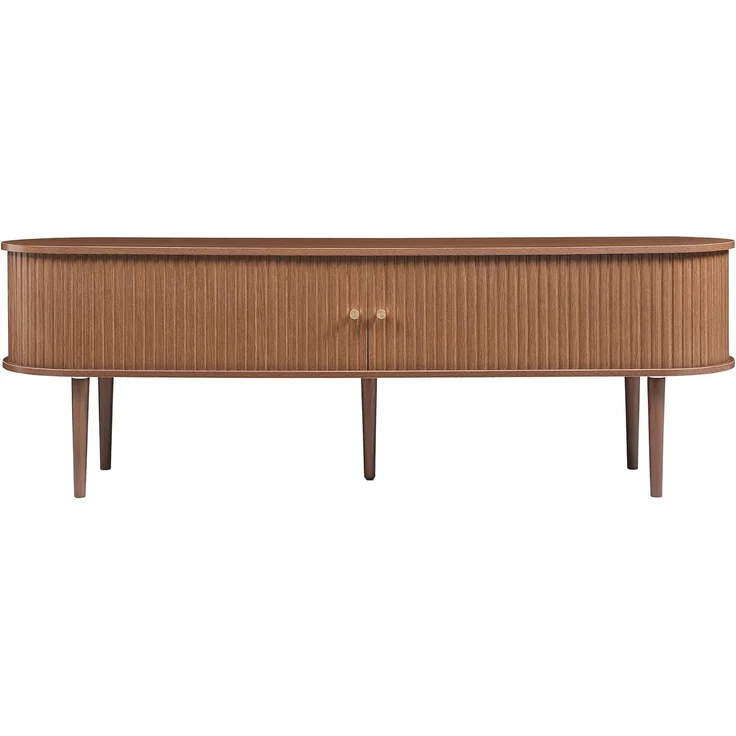 Fernsehschrank Mapia 166x40x55 cm Walnussoptik [en. casa] – Bild 5