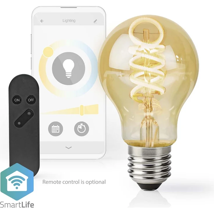 SmartLife LED Filament Lampe | Wi-Fi | E27 | 360 lm | 4.9 W | Warm bis kühlen weiß | 1800 - 6500 K | Glas | Android™ / IOS | Birne | 1 Stück – Bild 5